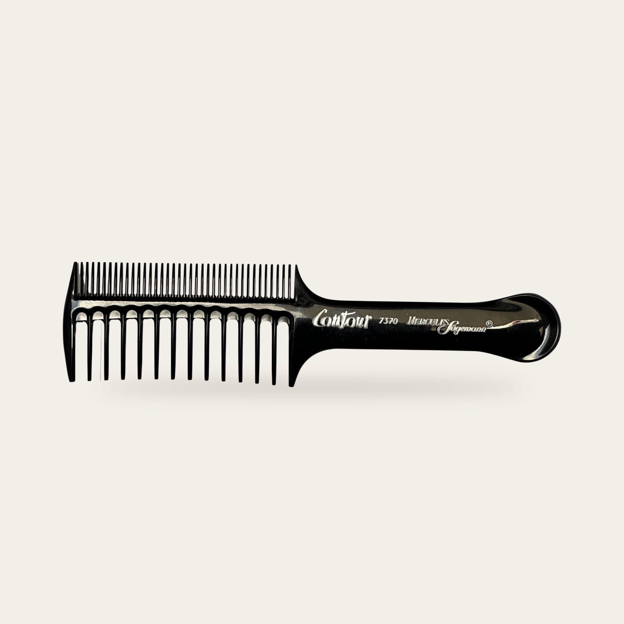 PEIGNE DOUBLE DENTURE HERCULES CONTOUR 7370 NOIR