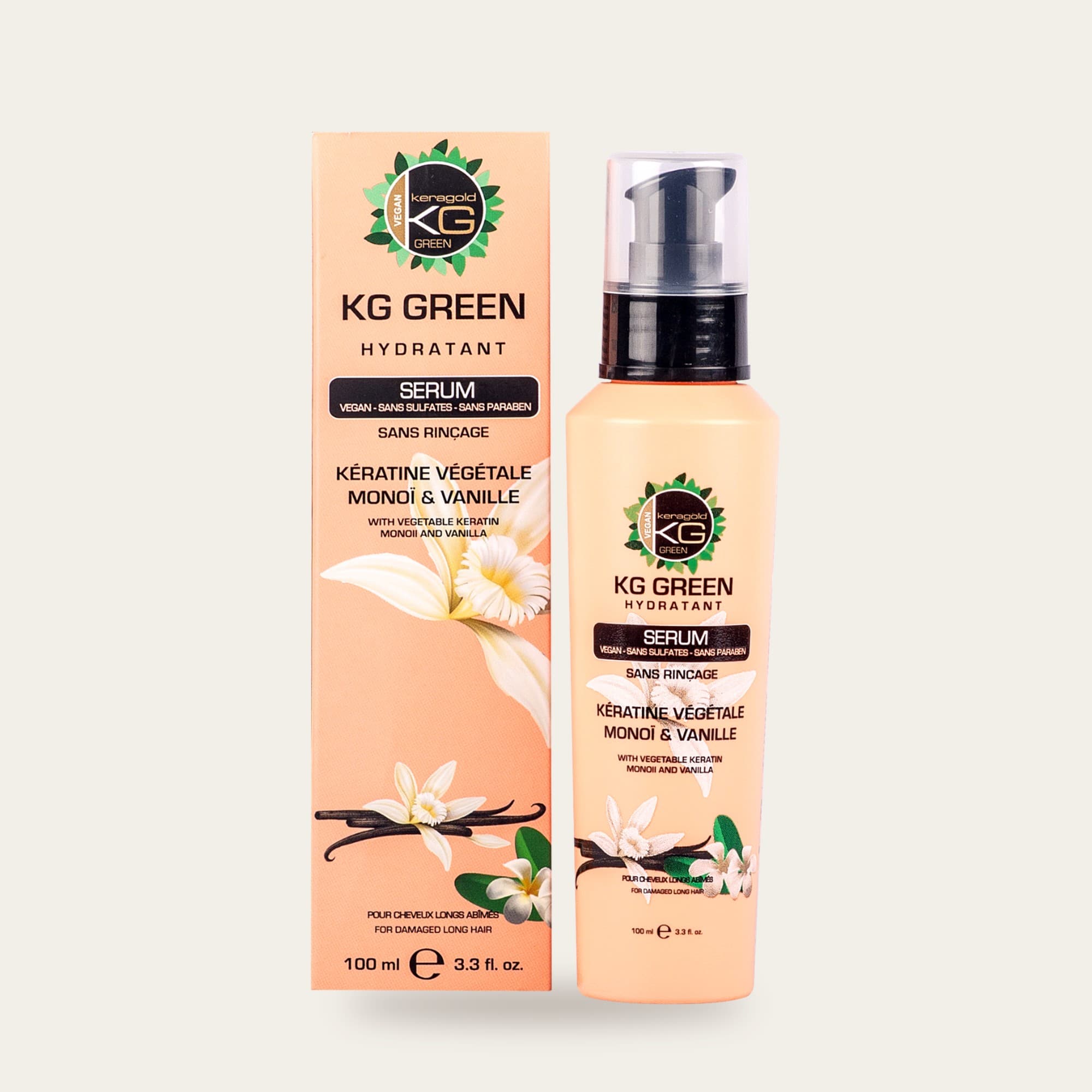 KERAGOLD SERUM KG GREEN MONOI & VANILLE 100ML