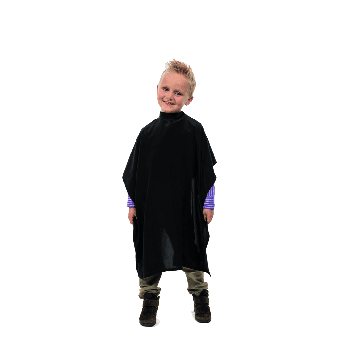 Cape De Coupe Enfant Plastique Noire