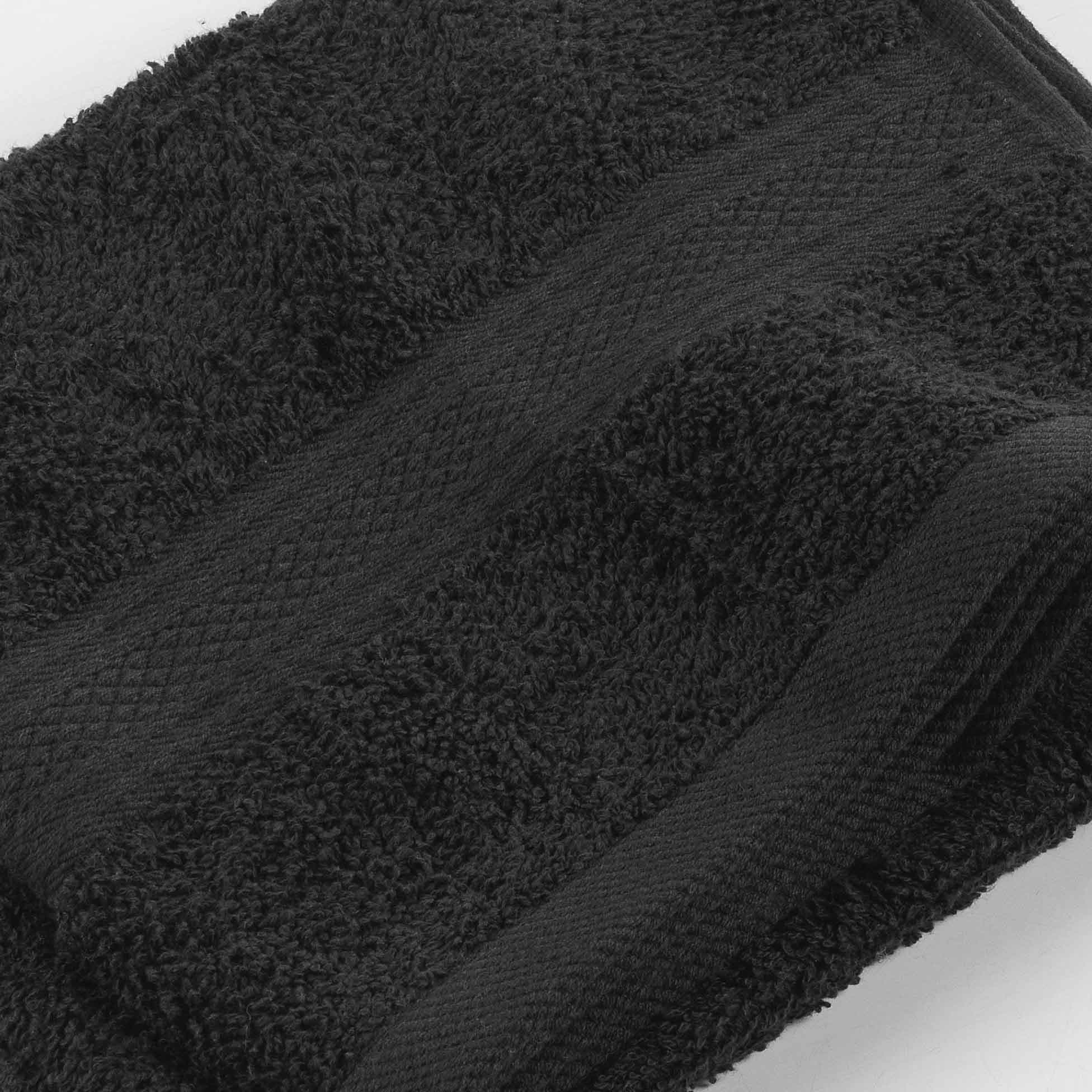 Erayba Serviette Noir Avec Logo