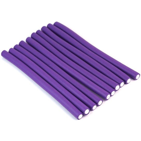 12 Bigoudis Mousse Violet Diametre 20 MM