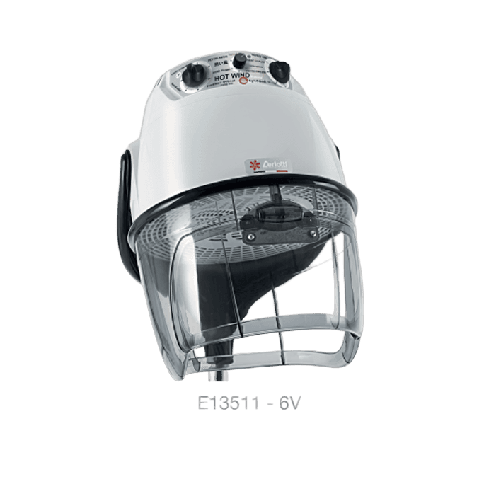 Ceriotti Casque Hot Wind Noir Sur Pied