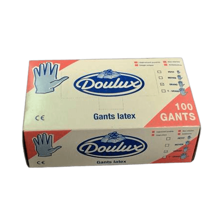 Boite De 100 Gants Latex Grand Boite Rose