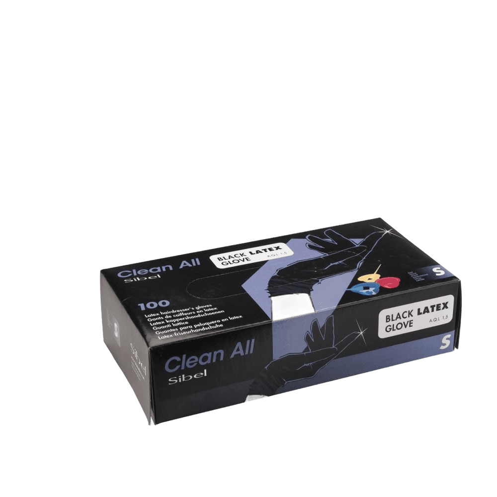 Black Latex Petit Boite De 100 Gants