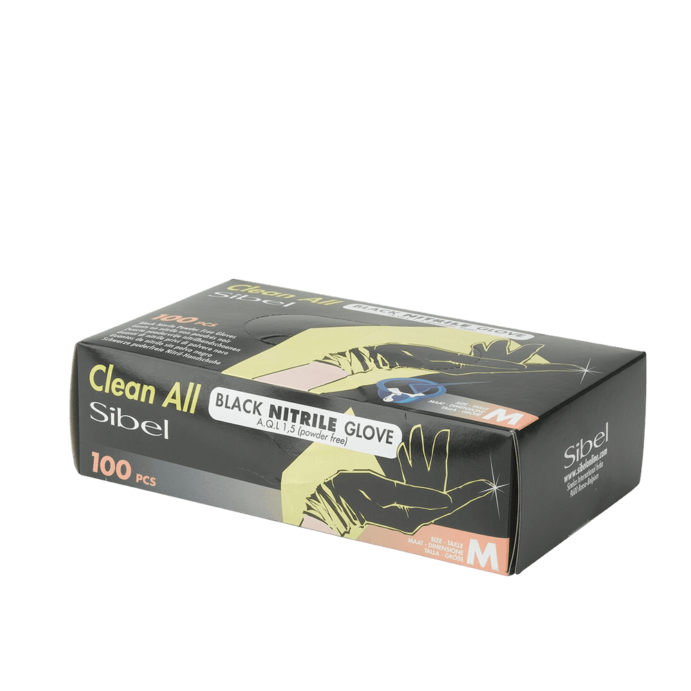 Black Nitrile Moyen Boite De 100 Gants