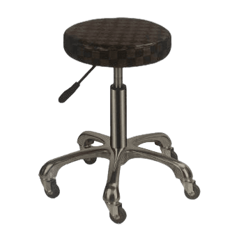 Tabouret Rond Simple 6617C Noir