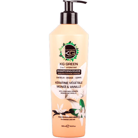 KERAGOLD SHAMPOING KG GREEN MONOI & VANILLE 500ML