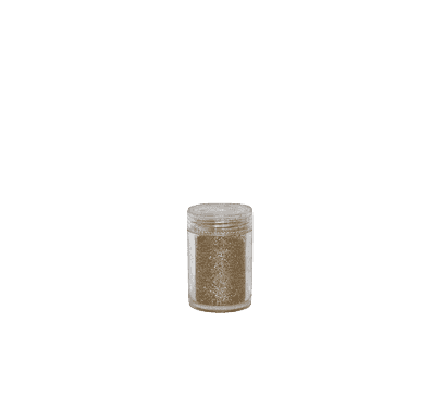 BOITE DE POUDRE PAILLETTE DOREE PETIT