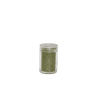BOITE DE POUDRE PAILLETTE VERTE PETIT