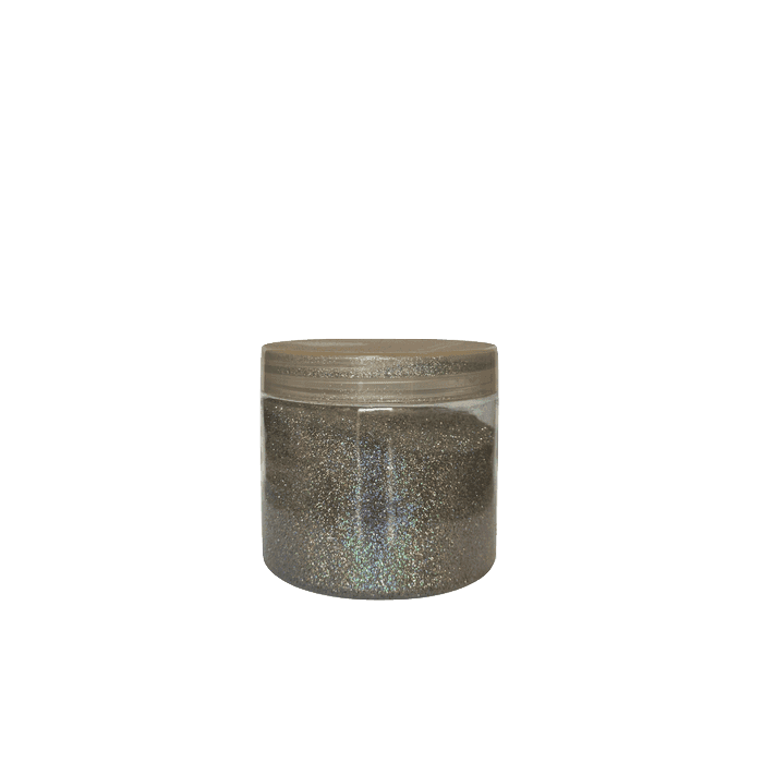 BOITE DE POUDRE PAILLETTE ARGENT GRAND