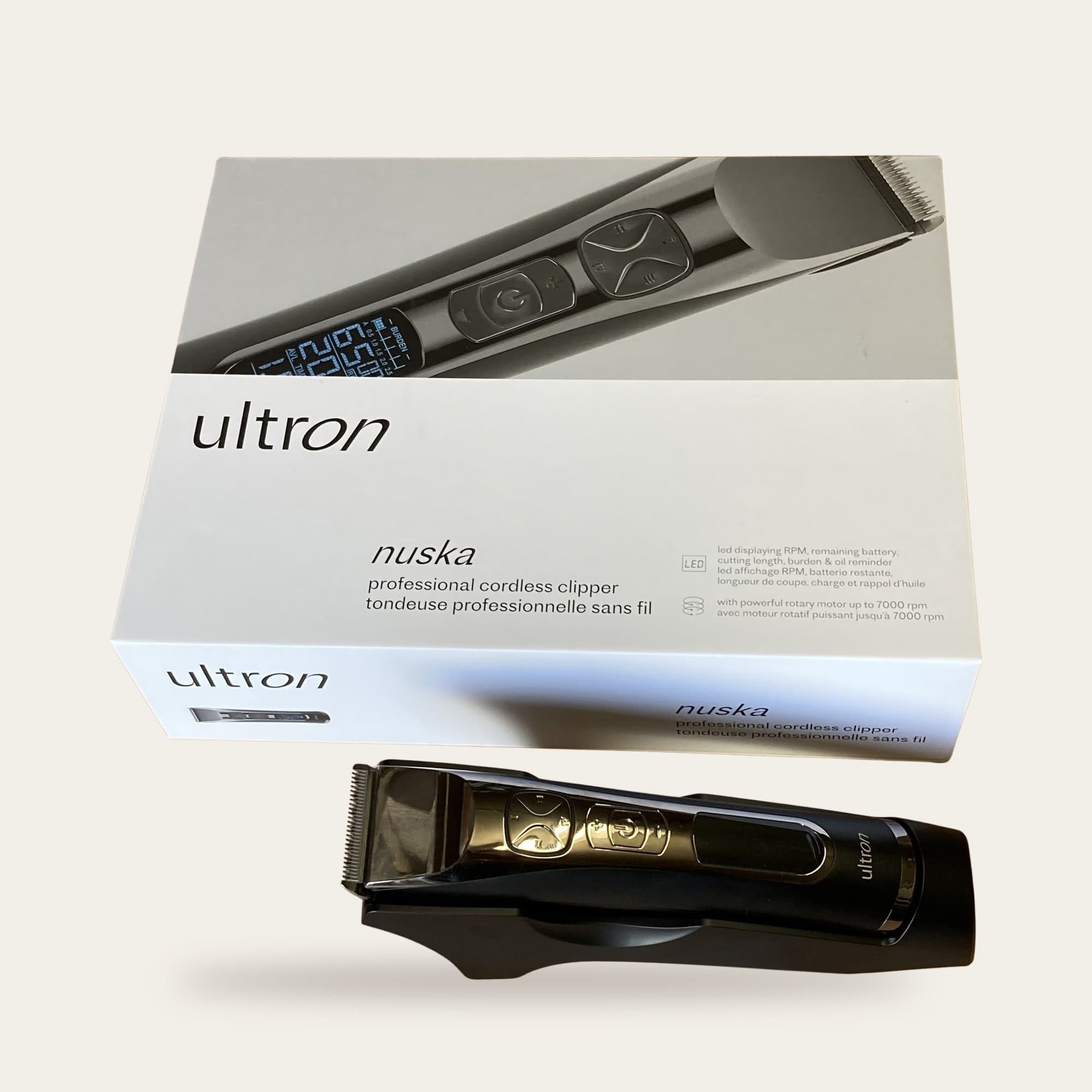 ULTRON TONDEUSE DE COUPE SANS FIL NUSKA
