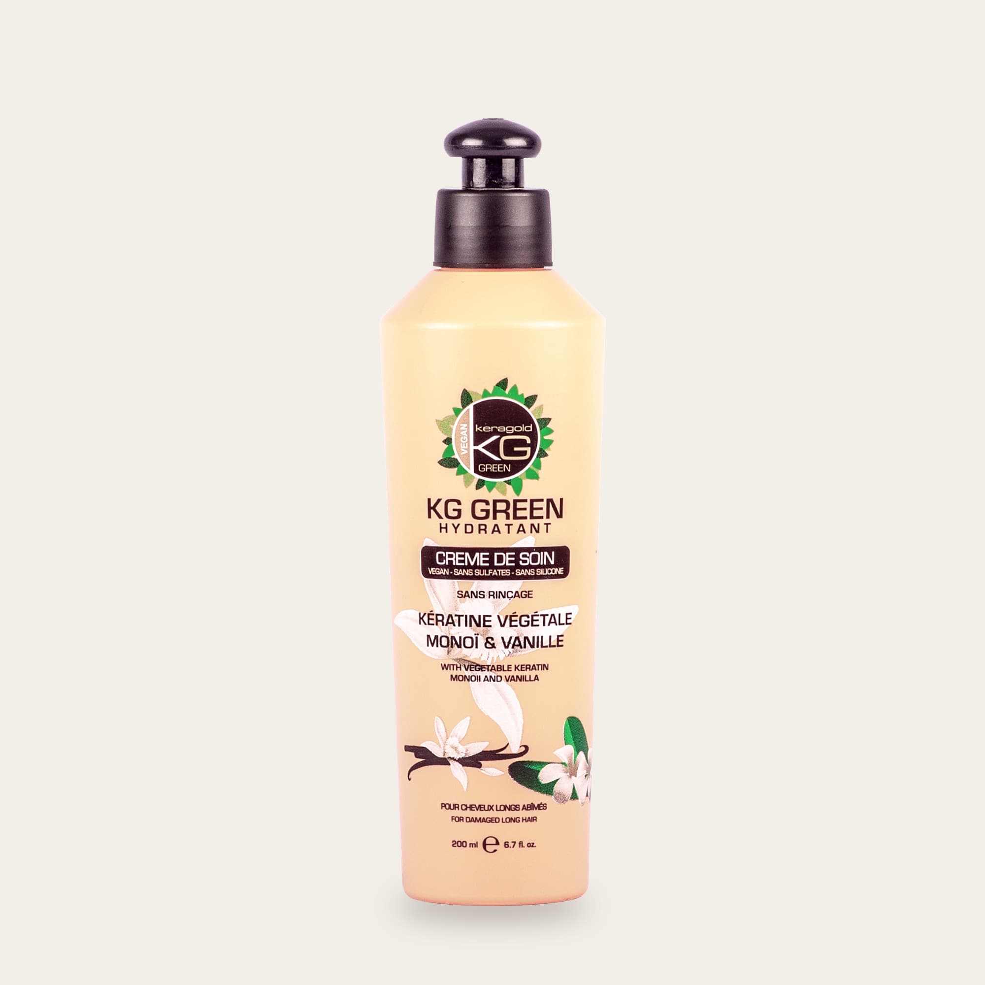 KERAGOLD CREME KG GREEN MONÏO & VANILLE 200ML