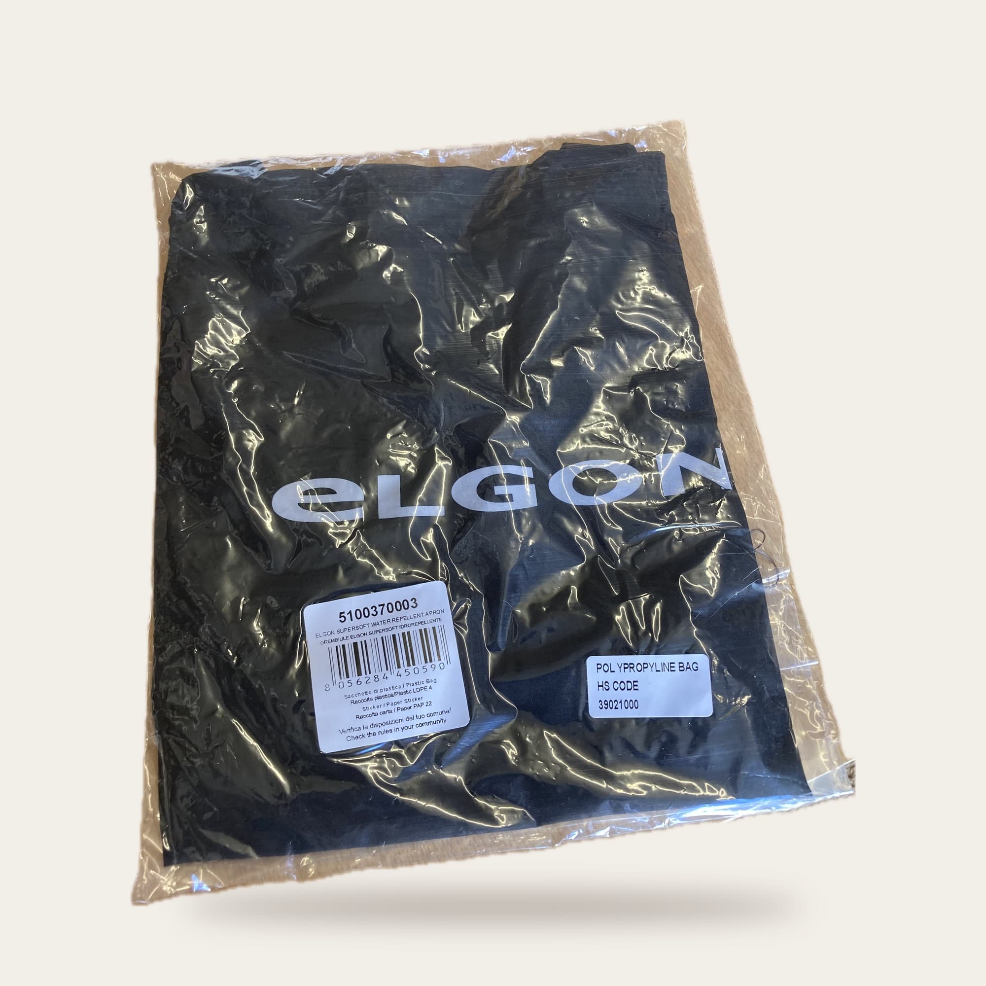 TABLIER DE COUPE LOGO ELGON NOIR