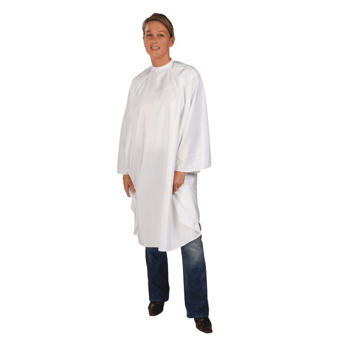 CAPE de COUPE SIBEL economyss 4 BOUTON PRESSION BLANC