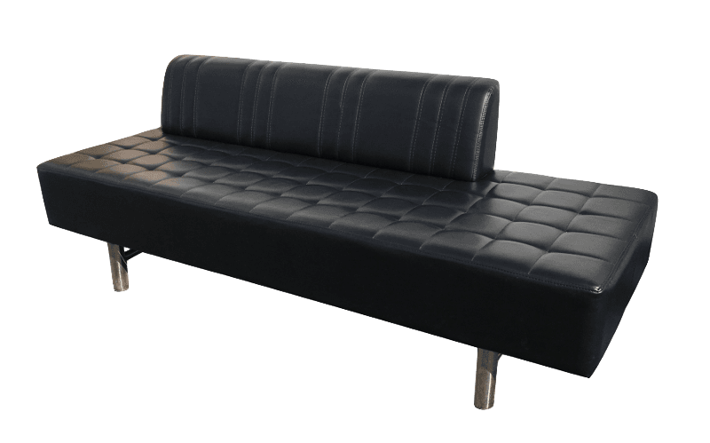 BANQUETTE NOIRE 3 PLACES K10