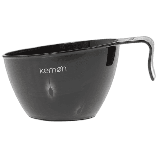 Bol coloration plastique noir avec logo KEMON