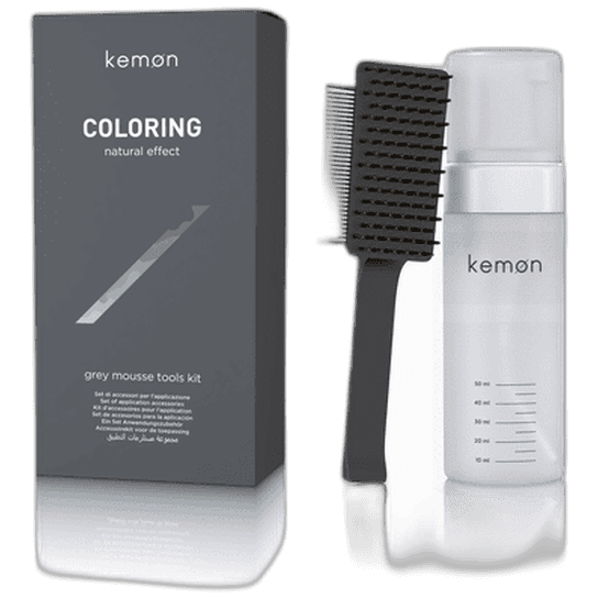 KEMON COLORING GREY MOUSSE KIT 200 ML
