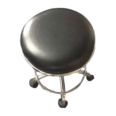 TABOURET NOIR CARRE