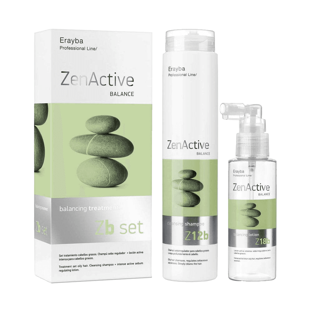 ERAYBA KIT cheveux gras 250+100ml Traitement Equilibrant