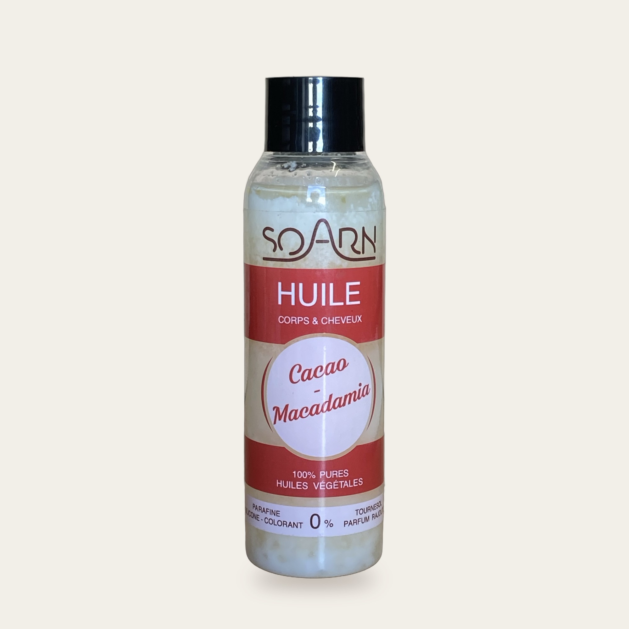 HUILE SOARN CORPS et CHEVEUX CACAO & MACADAMIA 100ml